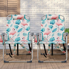 folding-beach-chair-5-position-adjustable-100kg-capacity-aluminum-frame-flamingo-1400250 - Averly Home