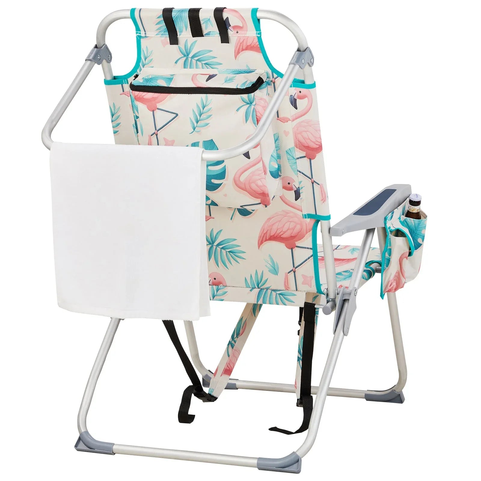 folding-beach-chair-5-position-adjustable-100kg-capacity-aluminum-frame-flamingo-2183721 - Averly Home