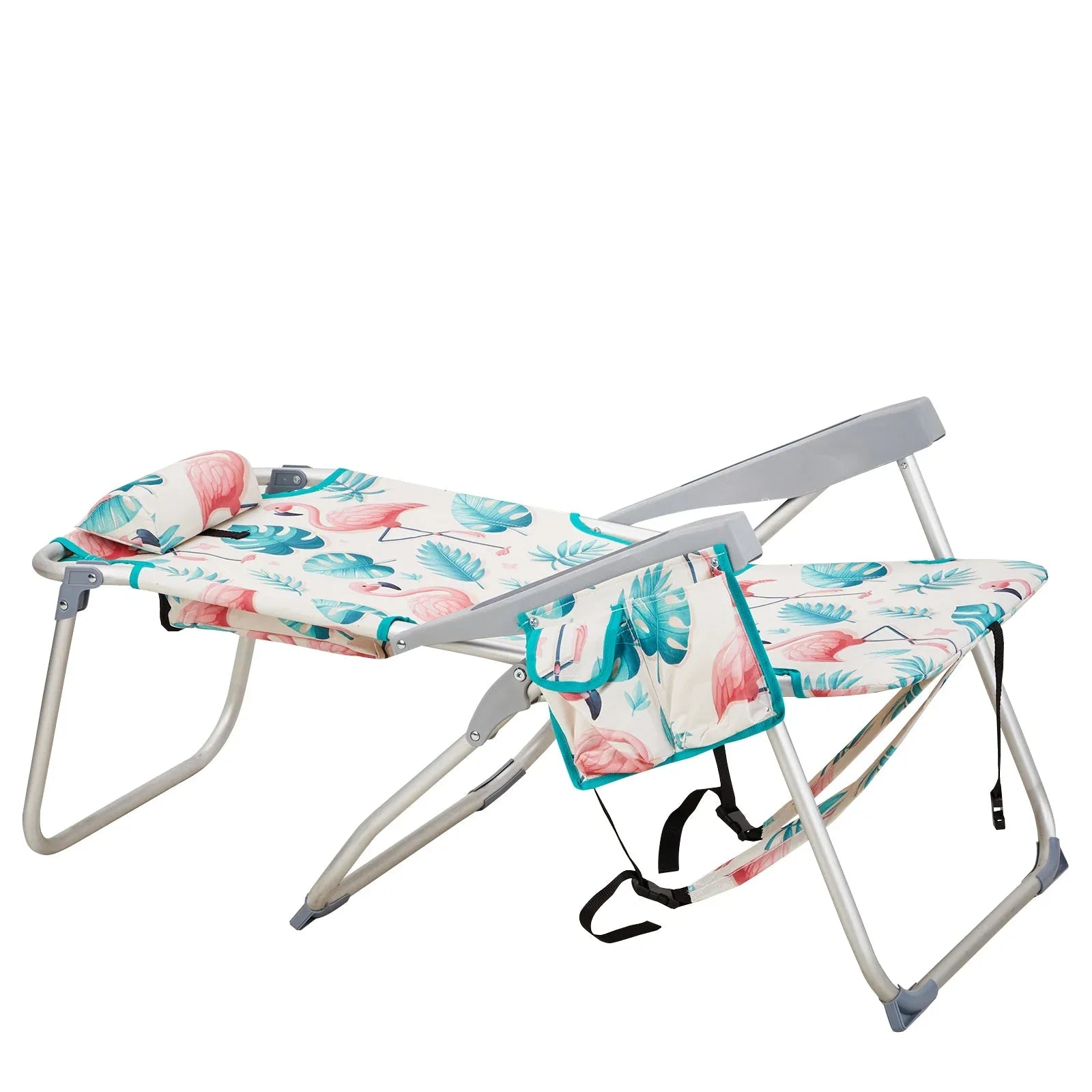 folding-beach-chair-5-position-adjustable-100kg-capacity-aluminum-frame-flamingo-6597645 - Averly Home